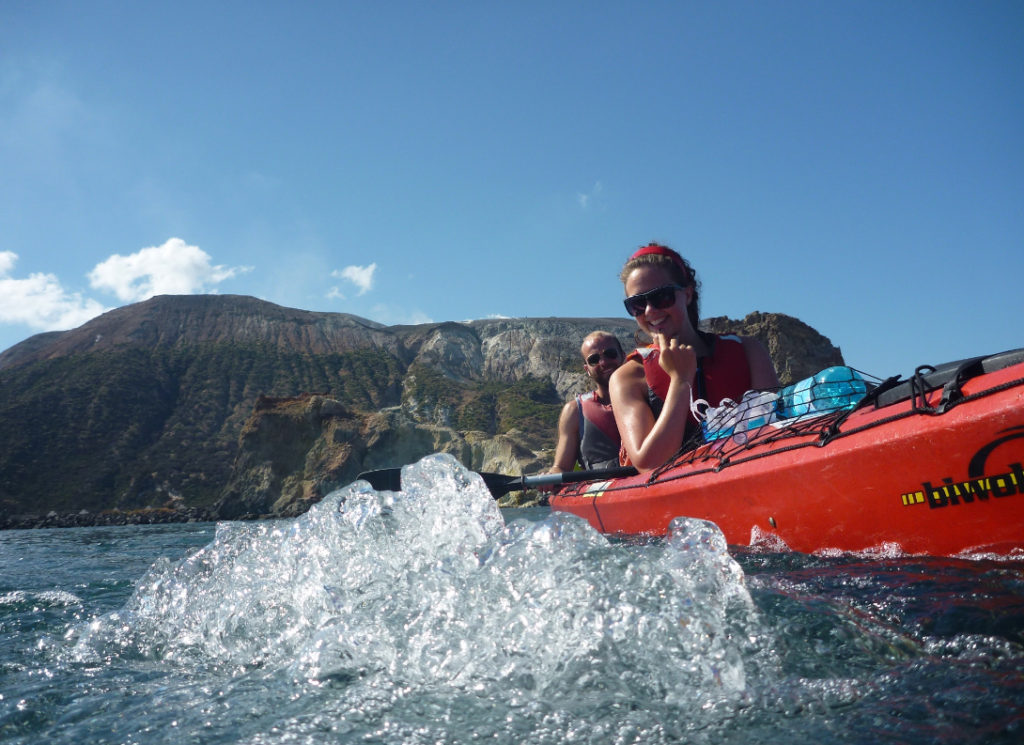 kayak excursions in Lipari, sicily